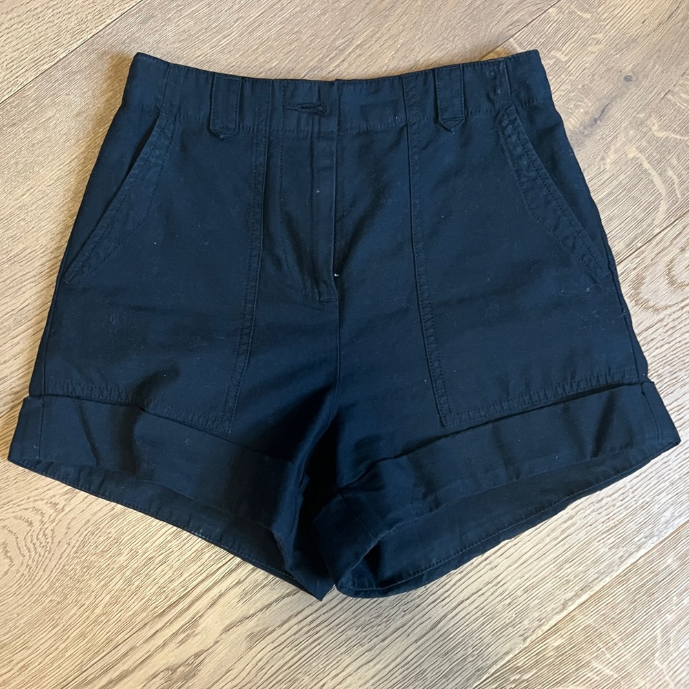 Rag & Bone high waisted black shorts